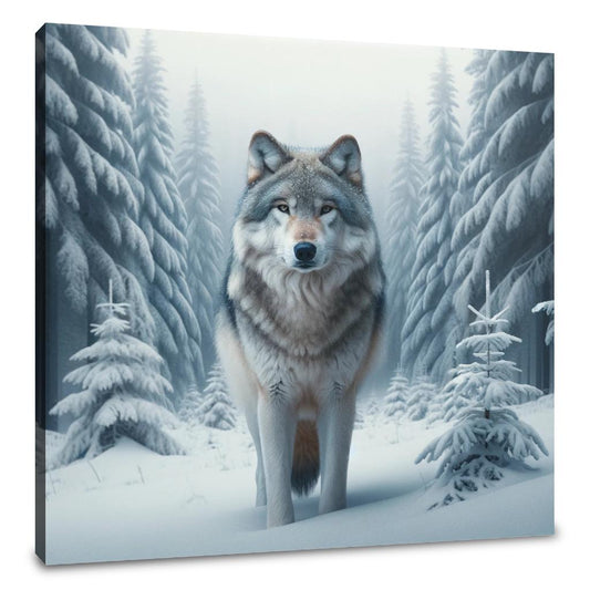 Winter's Sentinel Canvas
