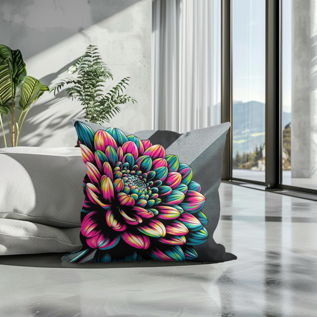 Neon Bloom Essence Cotton Cushion
