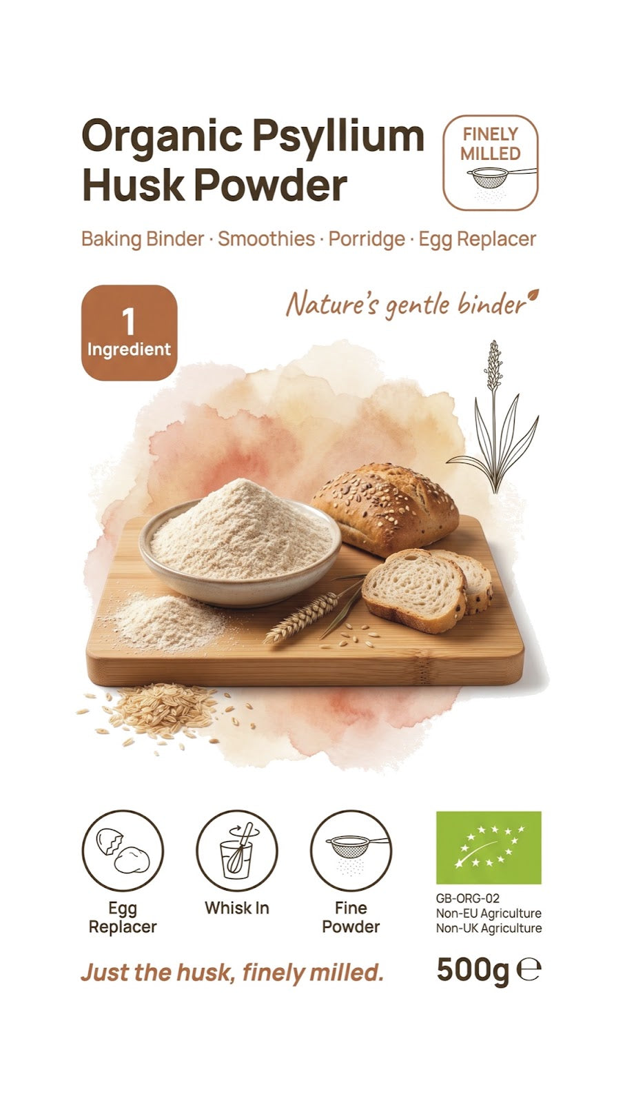 Organic Psyllium Husk Powder