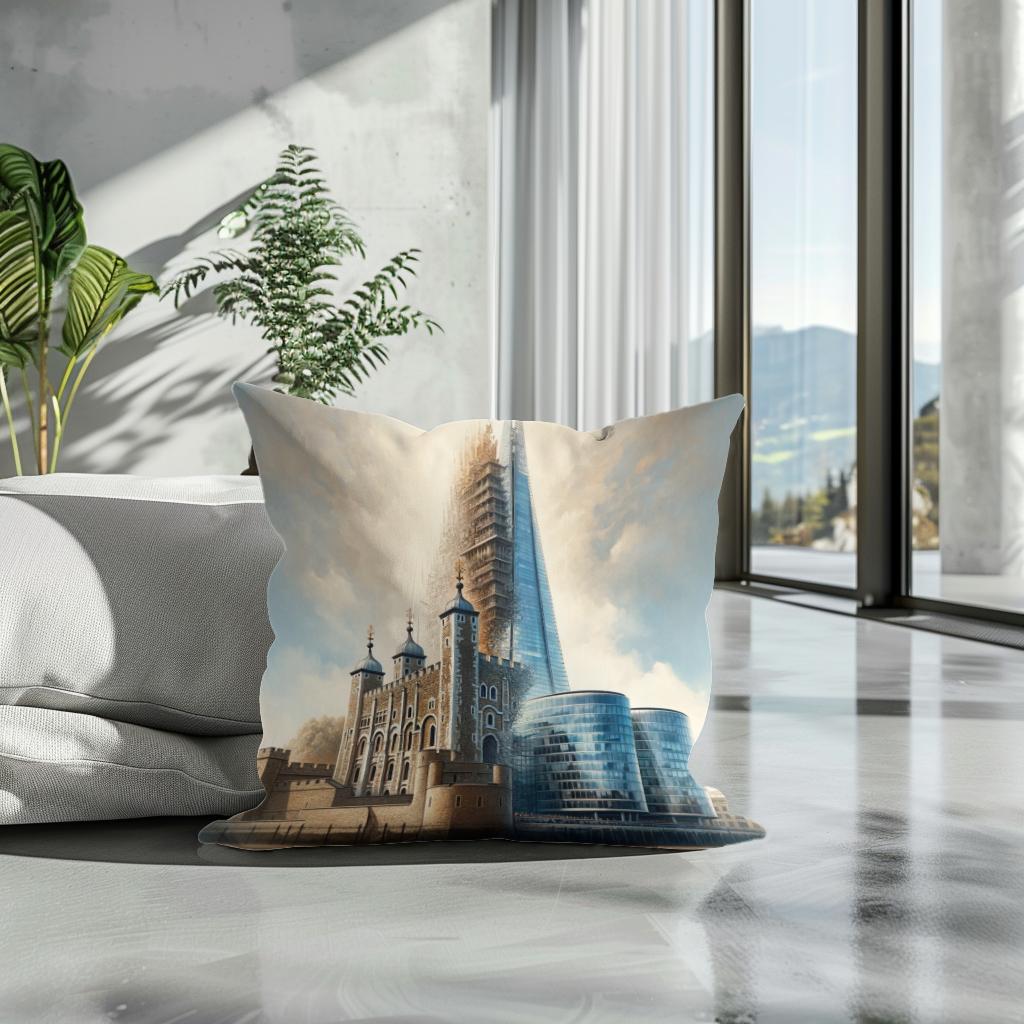 Timeless London Merge Cotton Cushion