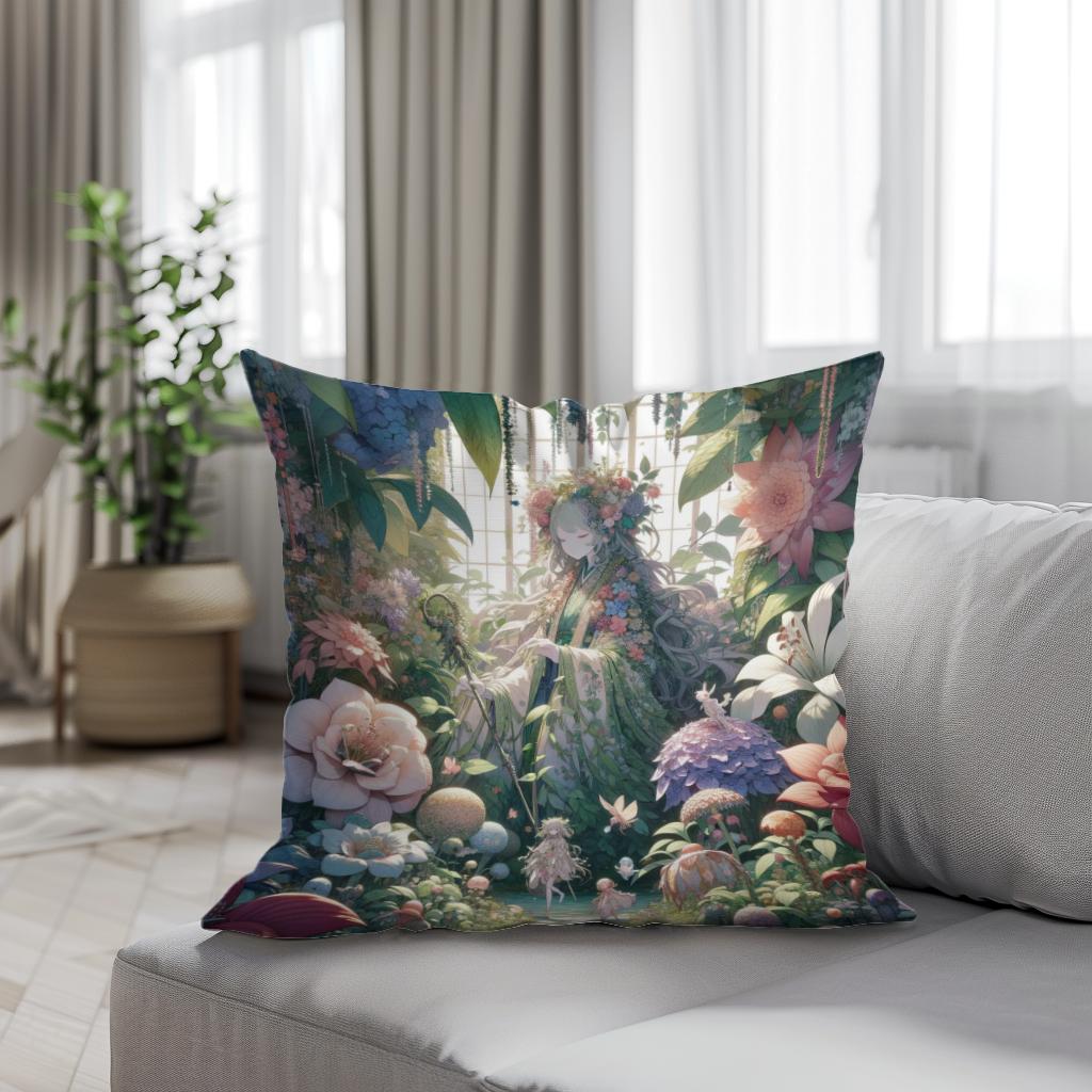 Secret Garden's Guardian Cotton Cushion