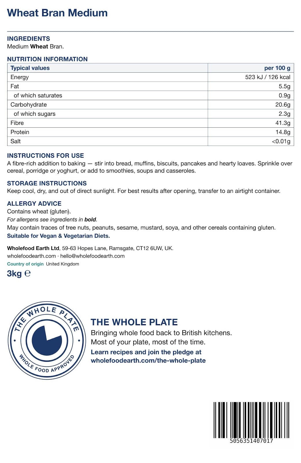 Wheat Bran Medium