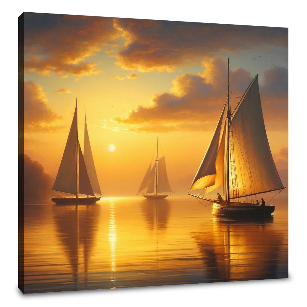 Lakeside Twilight Canvas