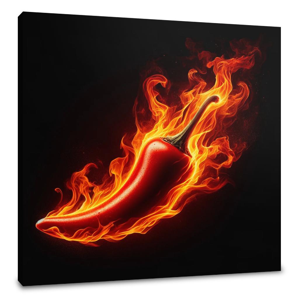 Inferno Pepper Canvas