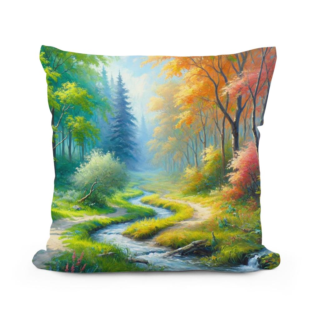 Seasonal Transition Cotton Cushion