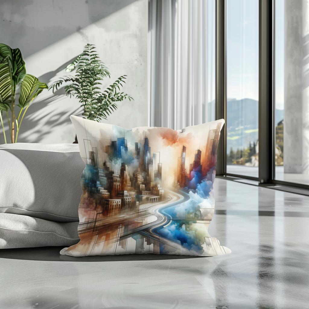 Epochs Merged Cotton Cushion
