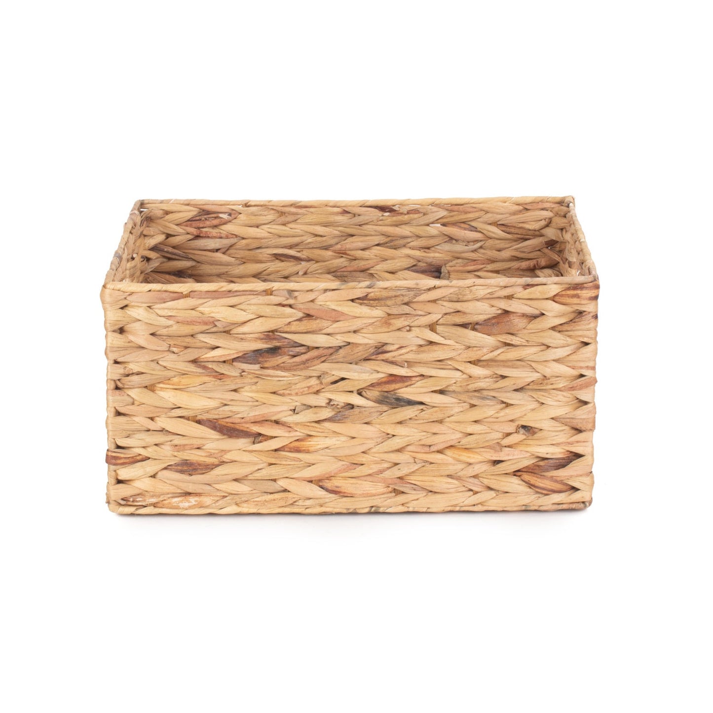 Medium Rectangular Water Hyacinth Storage Basket