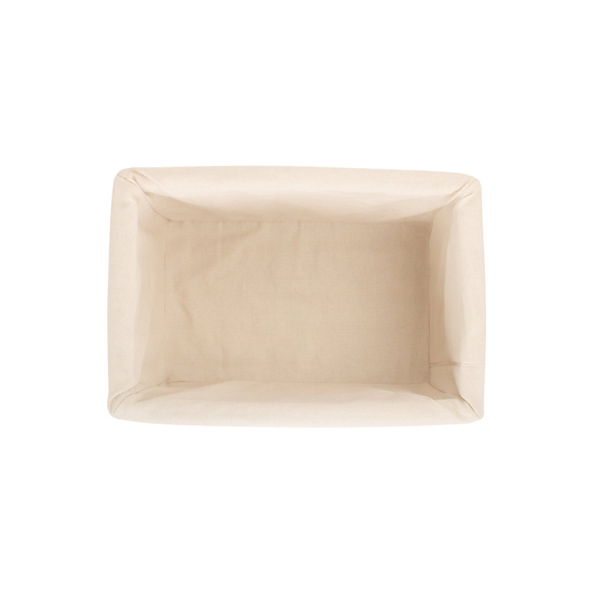 Medium White Wash Willow Storage Basket with White Lining