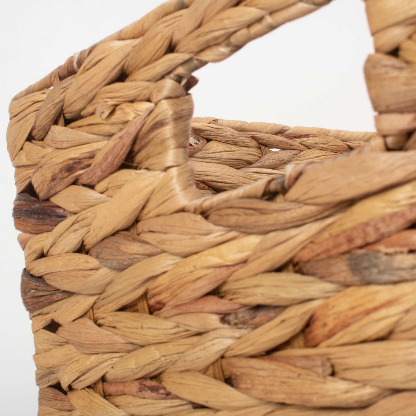Medium Rectangular Water Hyacinth Storage Basket