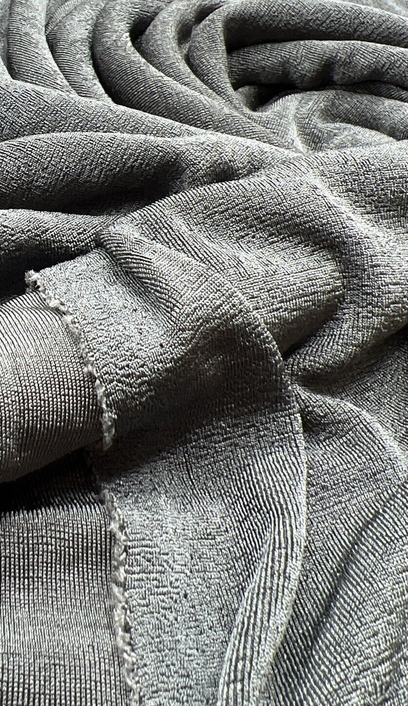 Charcoal Grey Acetate Slinky 4 Way Stretch Fabric