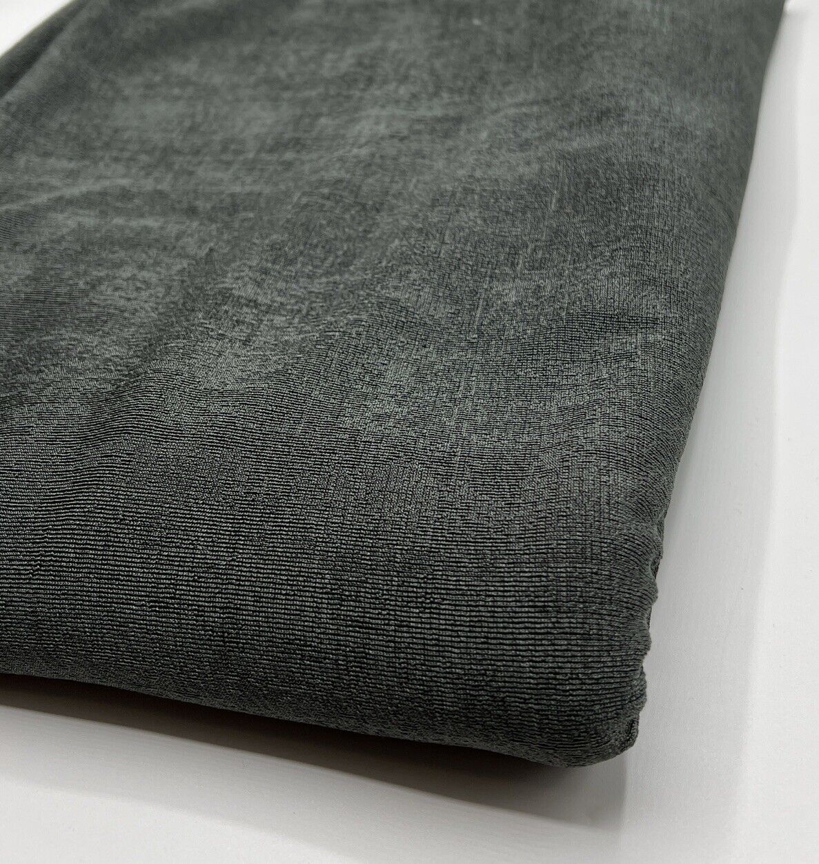 Charcoal Grey Acetate Slinky 4 Way Stretch Fabric