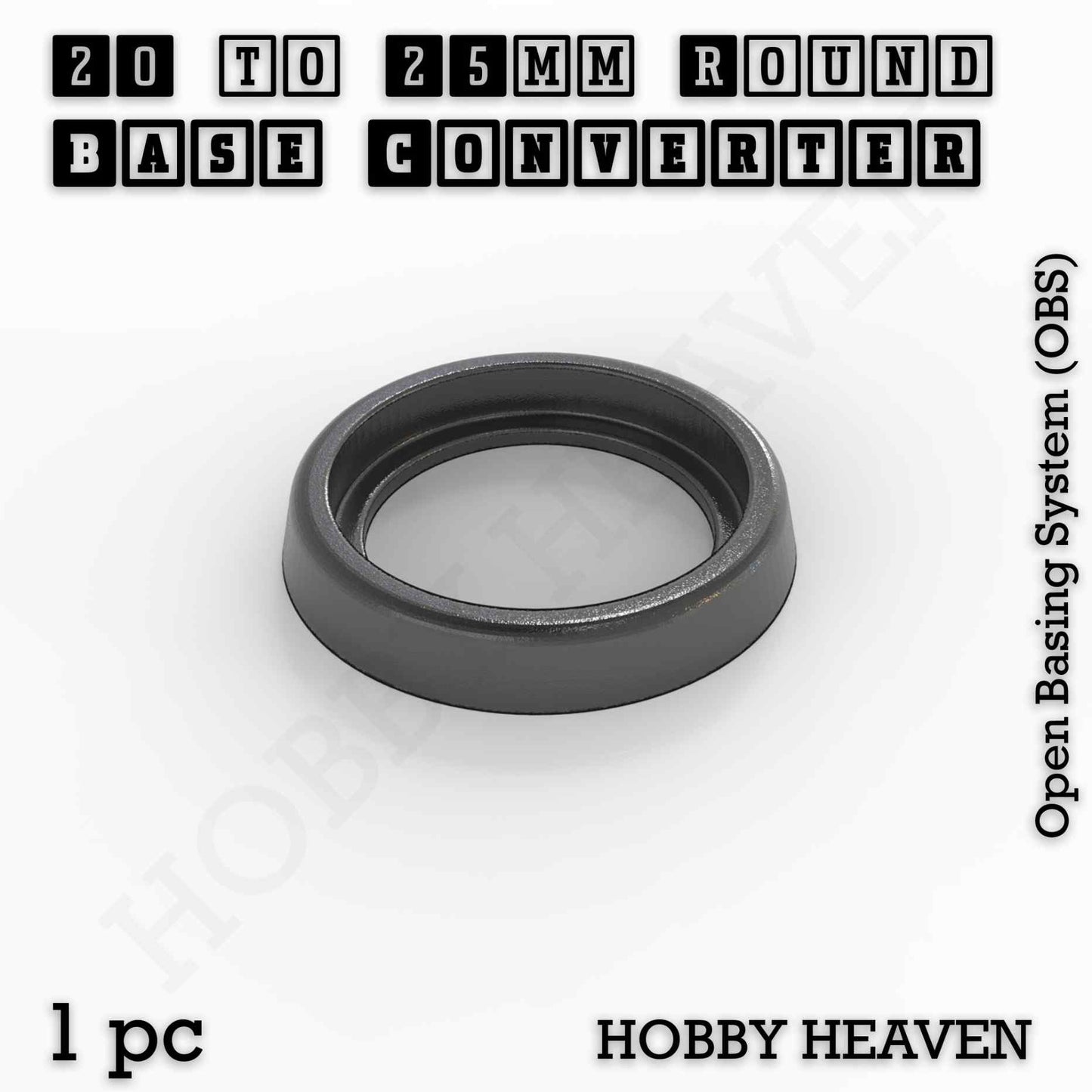Round to Round Base Converters 3D Print Full Range