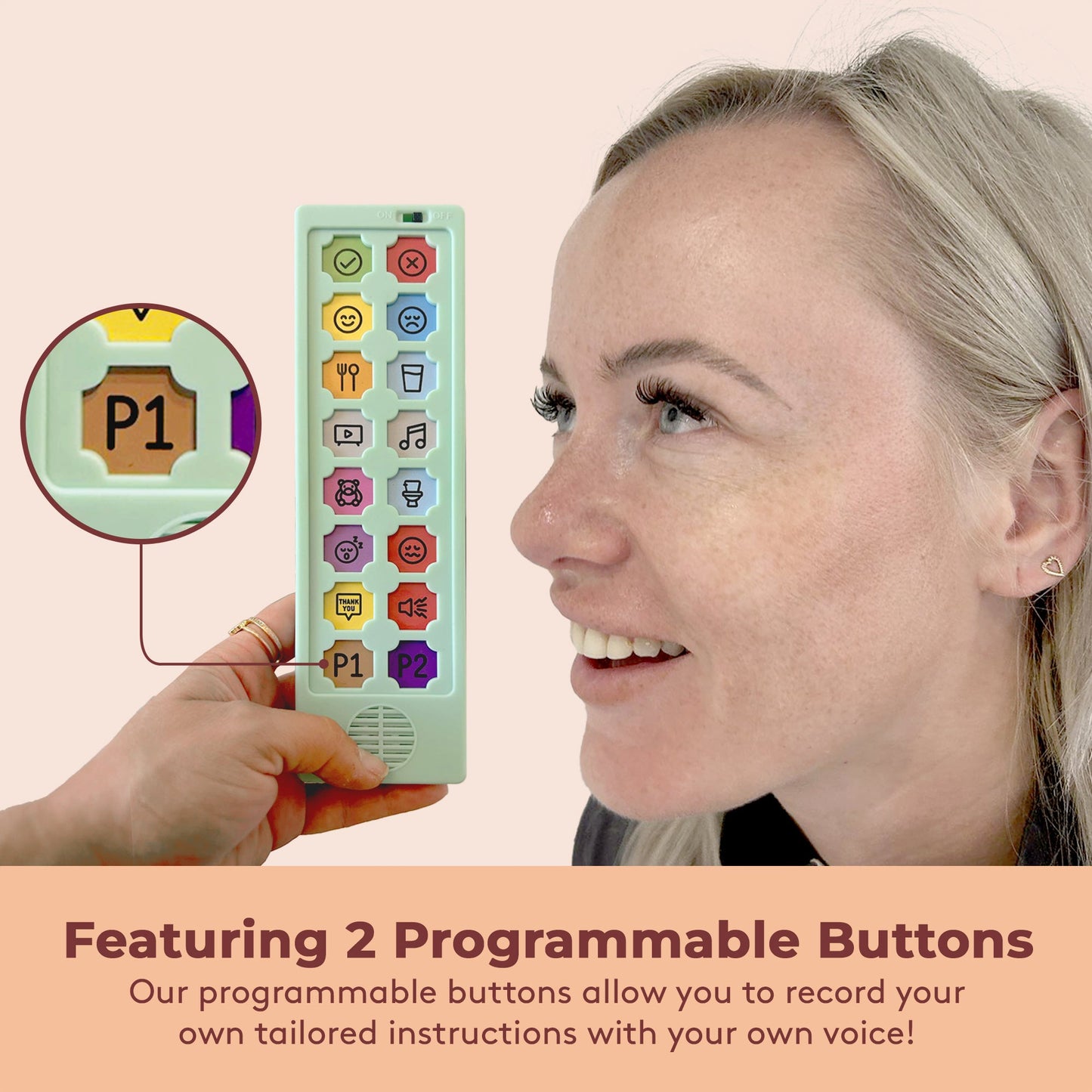AAC Communication Device For Speech Therapy, Non Verbal Autism & Stroke Rehab