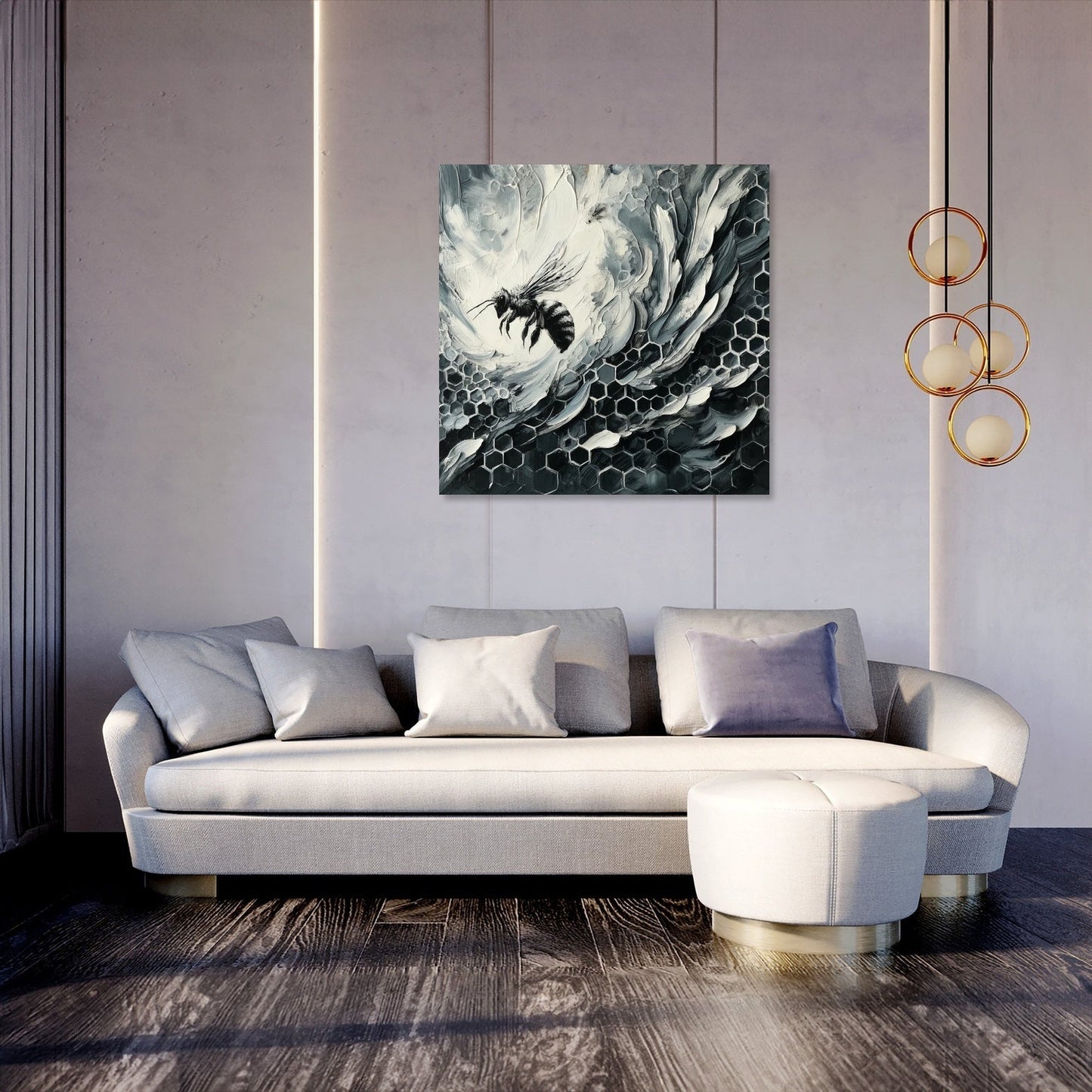 Essence of Hive Bee Canvas