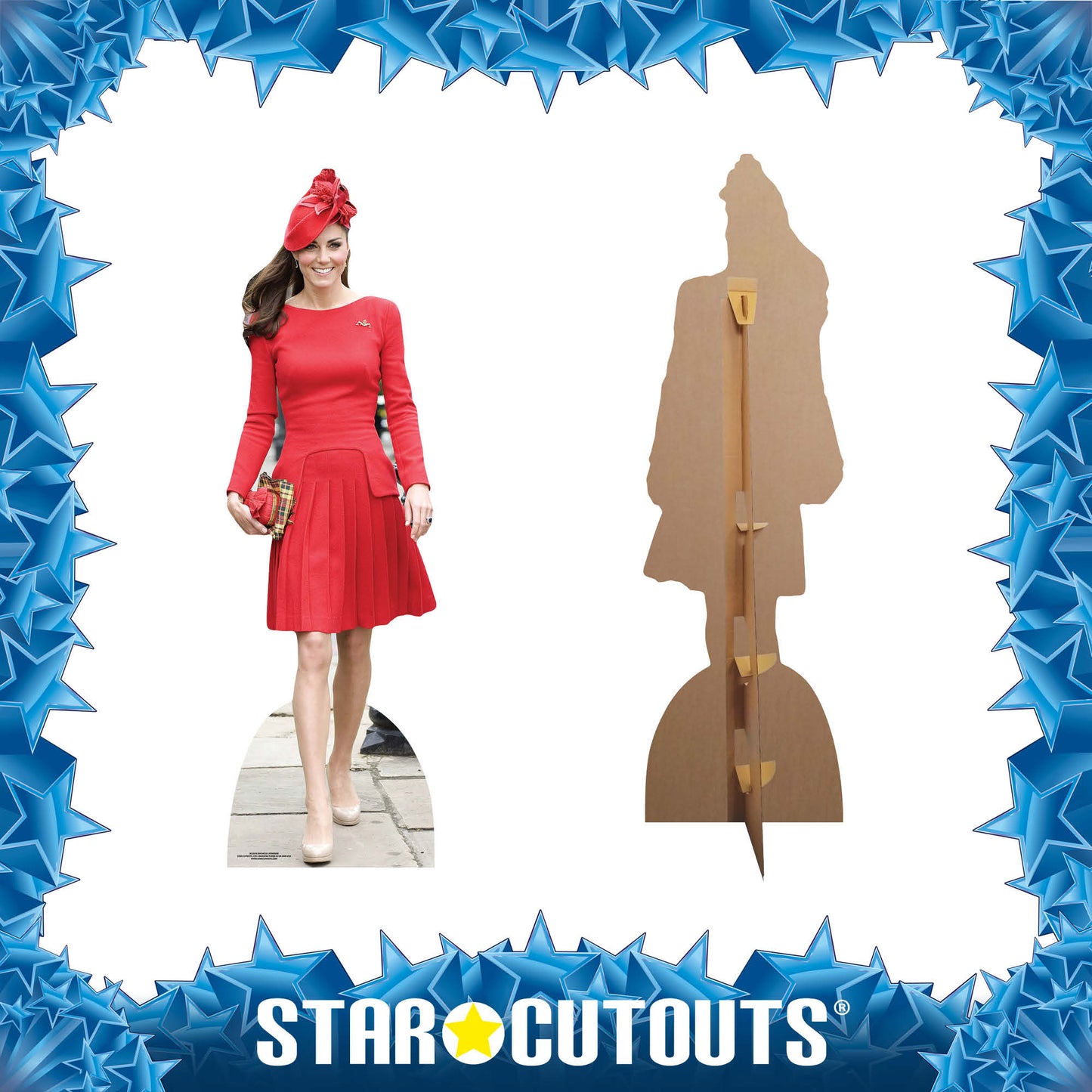 SC2010 Duchess Catherine Cardboard Cut Out Height 189cm