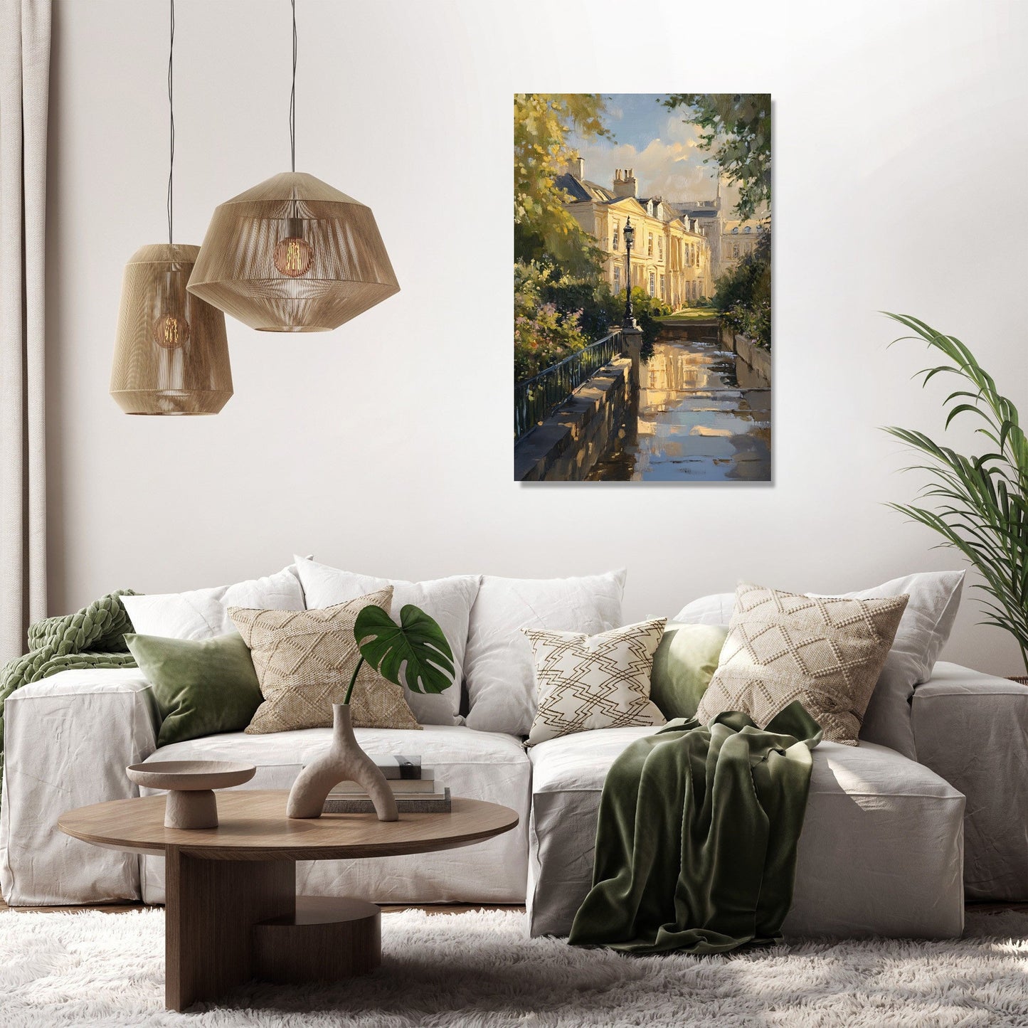 Georgian Bathlight Canvas