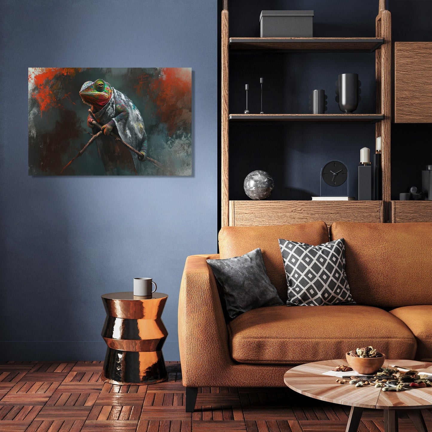 Chameleon's Elegance Canvas