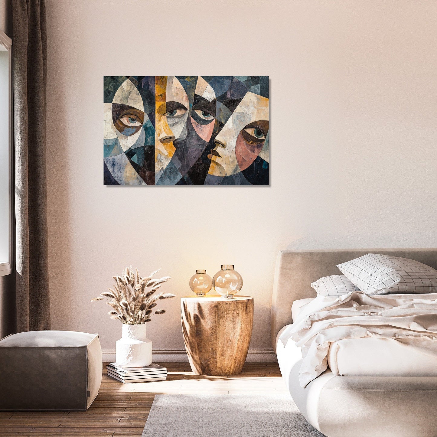 Geometric Chain Canvas