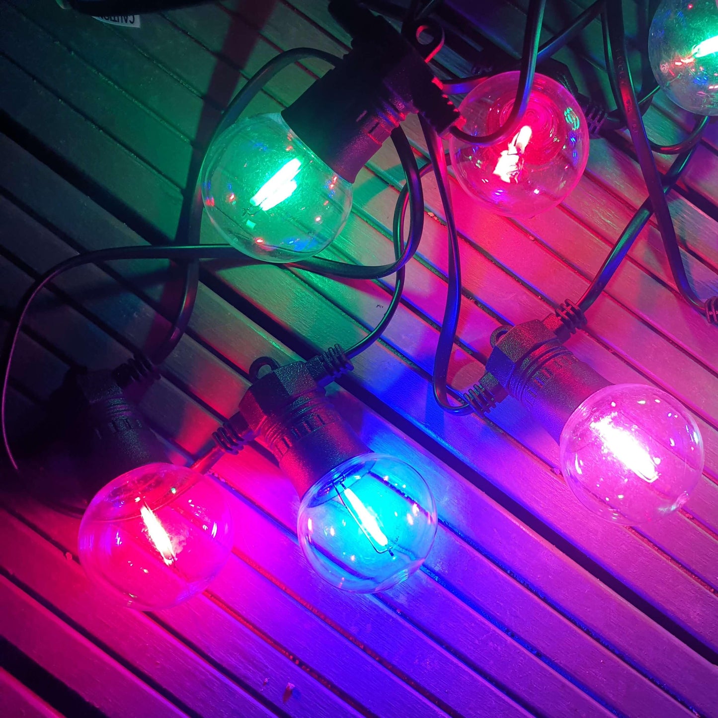 6.5M / 21FT Super Festoon Multi-Colour Festive Outdoor Connectable LED String Lights