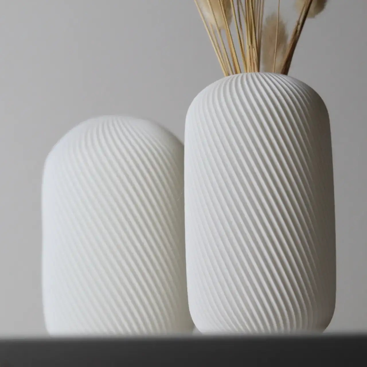 The Rossella Vase – Elegant Spiral 3D Printed Decor