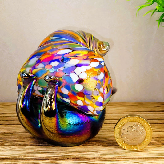 Glass Snail Figurine