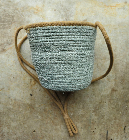 Rope hanging basket - 5 colours available