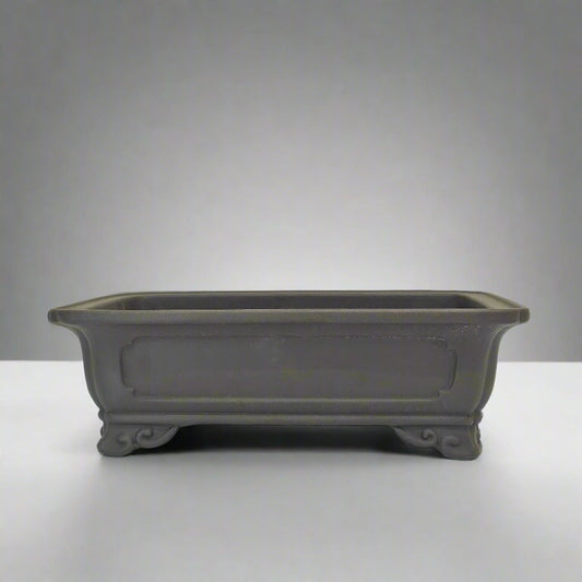 24cm Premium Unglazed Bonsai Pot | Rectangle | 24cm x 16cm x 8cm | Brown