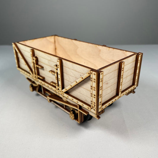 Railway Train Wagon - Flatpack Model Kit by Curious Rabbit ®