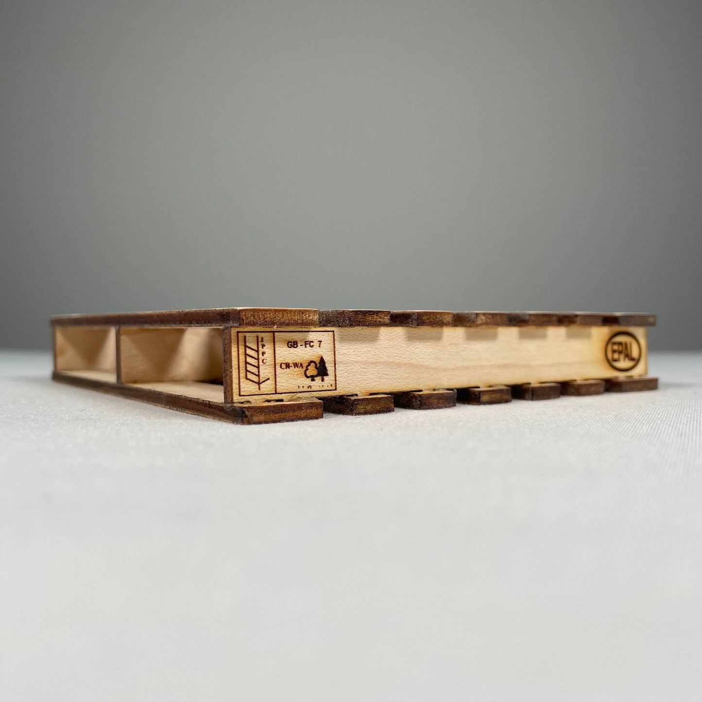 Pallet Coaster - Flatpack Model Kit by Curious Rabbit ®