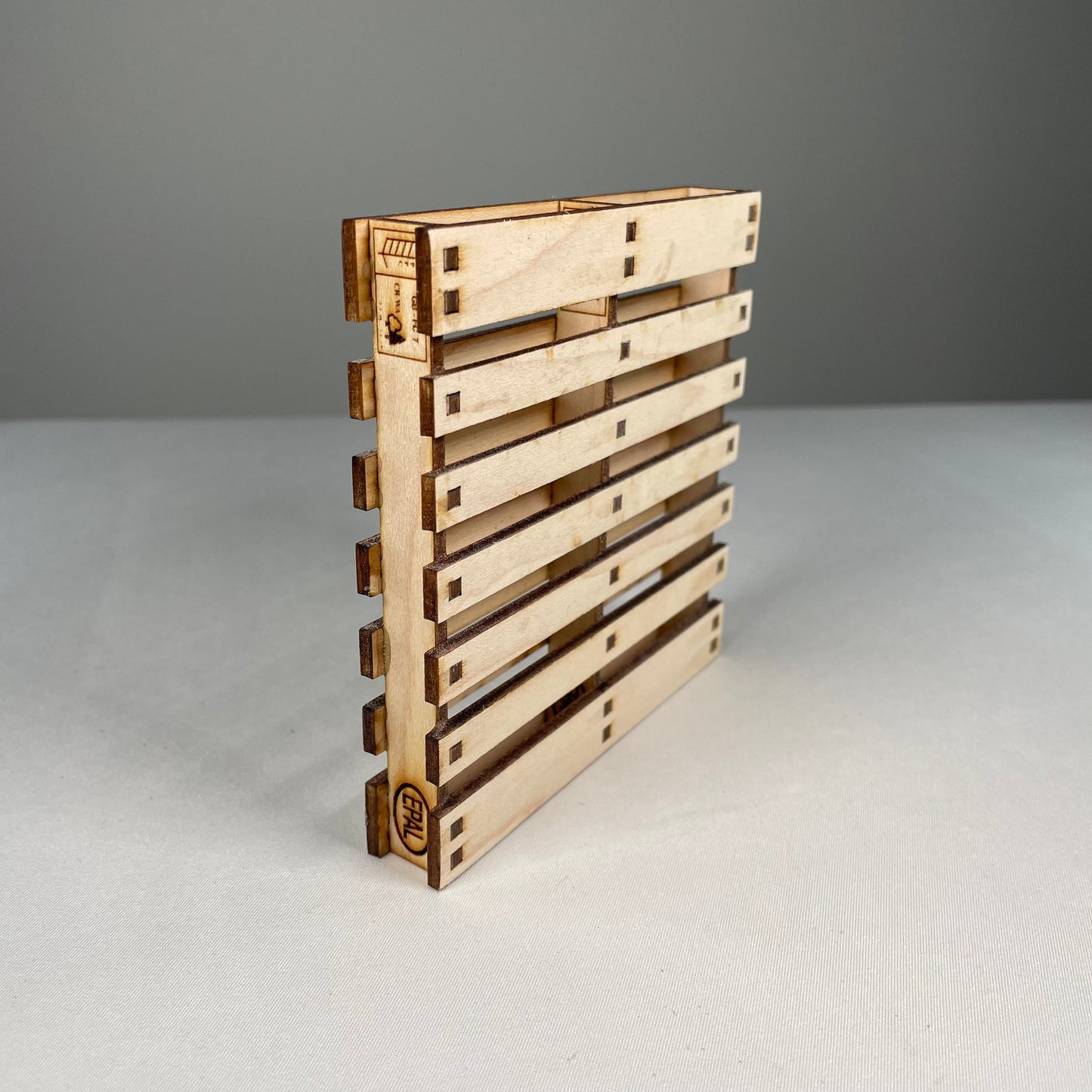 Pallet Coaster - Flatpack Model Kit by Curious Rabbit ®