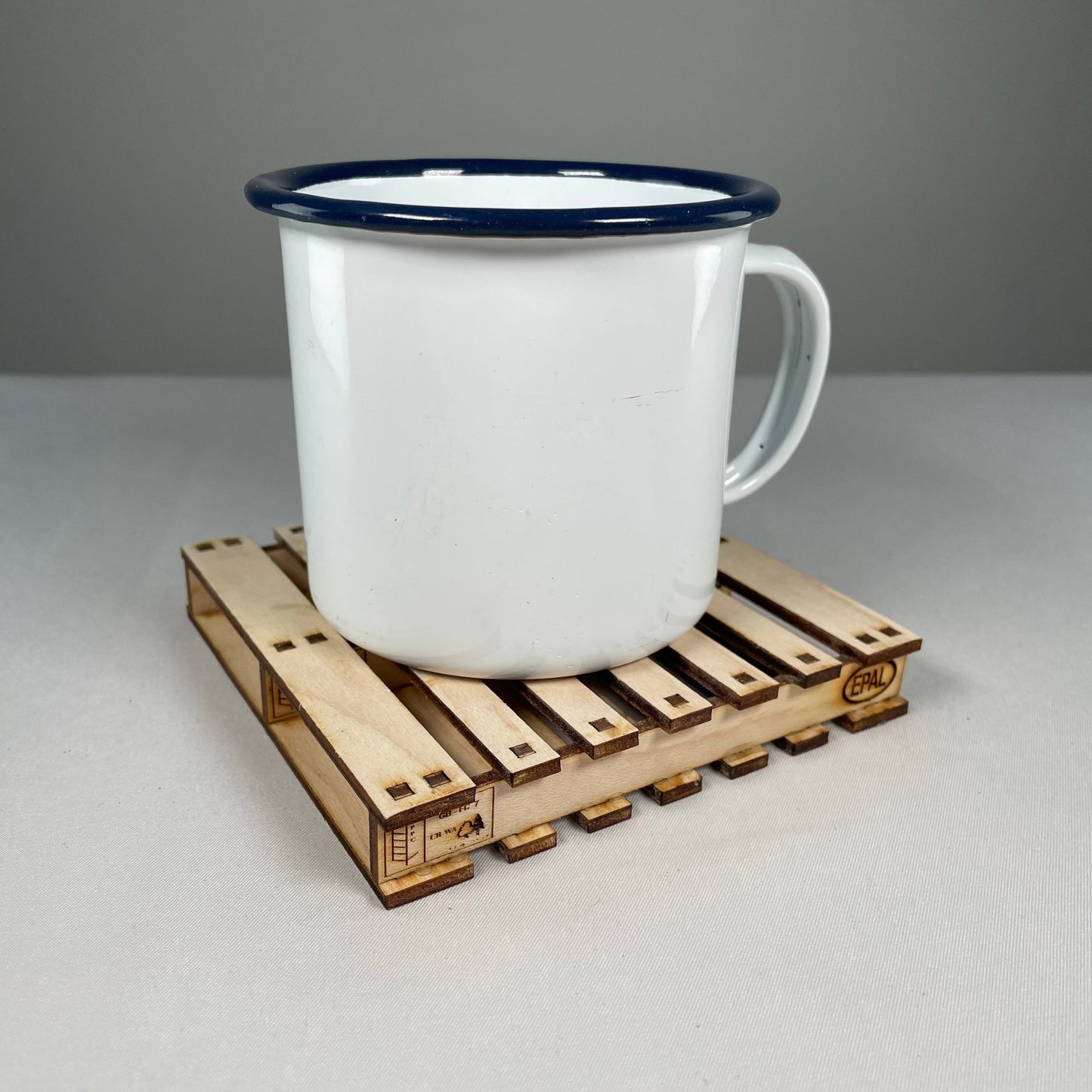 Pallet Coaster - Flatpack Model Kit by Curious Rabbit ®