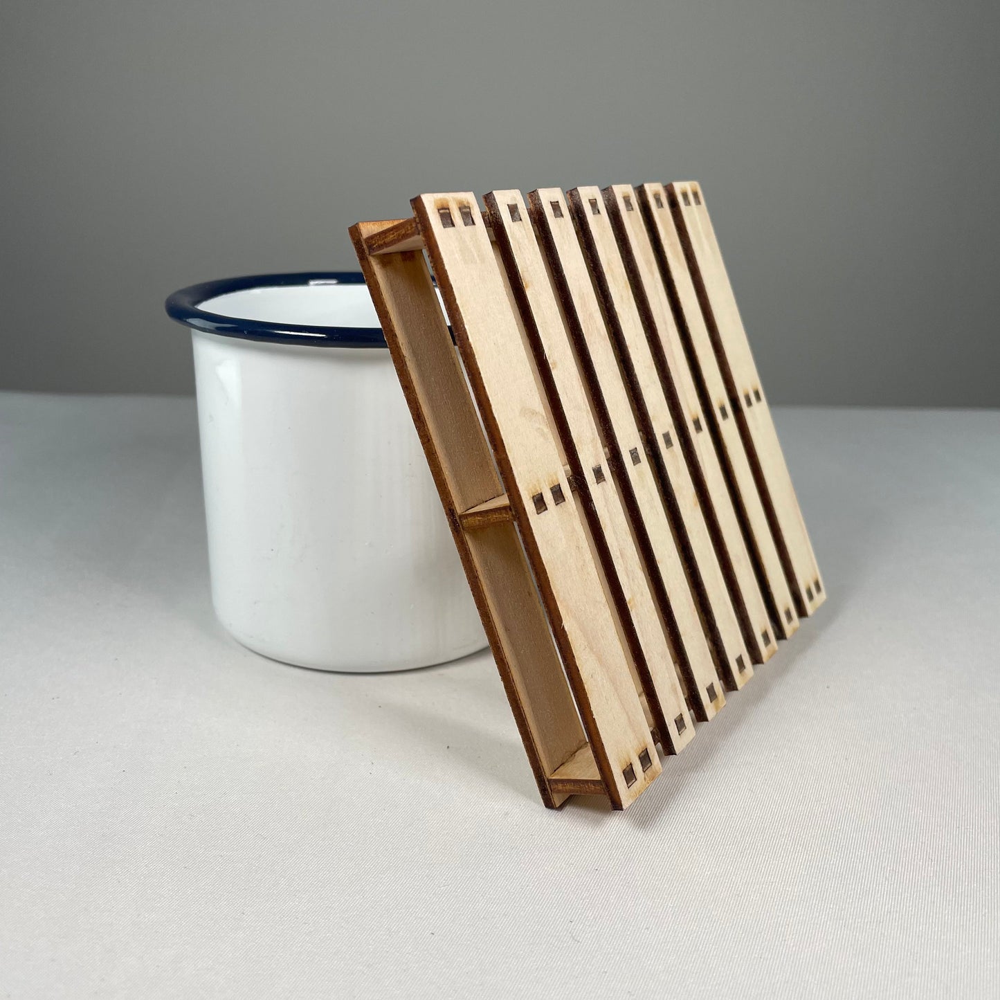 Pallet Coaster - Handmade Tableware by Curious Rabbit ®