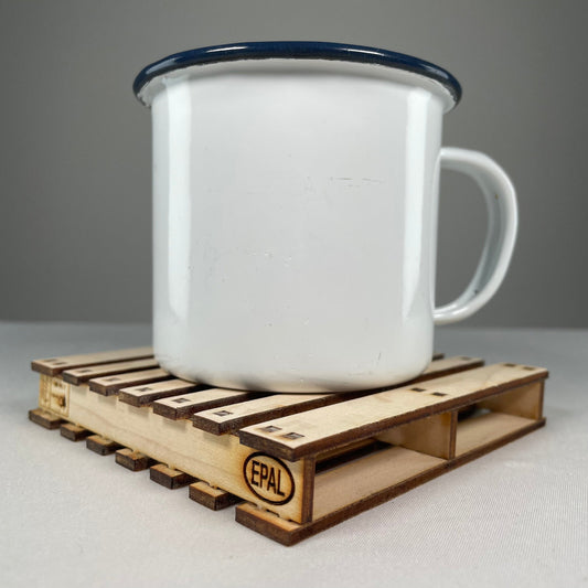 Pallet Coaster - Flatpack Model Kit by Curious Rabbit ®