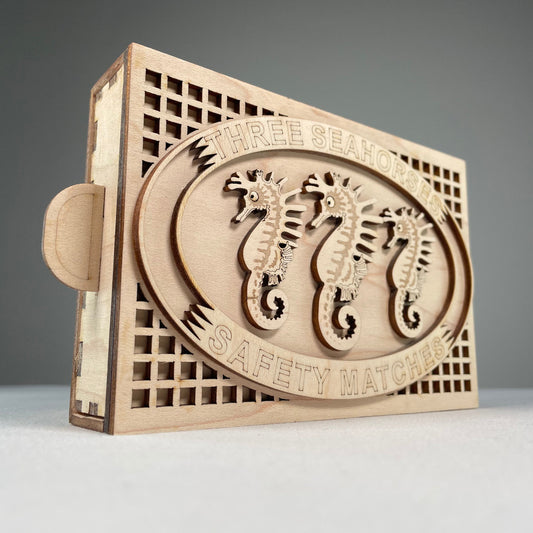 Matchbox (Seahorse) - Flatpack Model Kit by Curious Rabbit ®