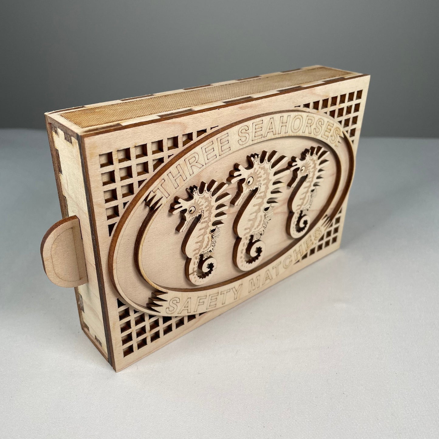 Matchbox (Seahorse) - Flatpack Model Kit by Curious Rabbit ®