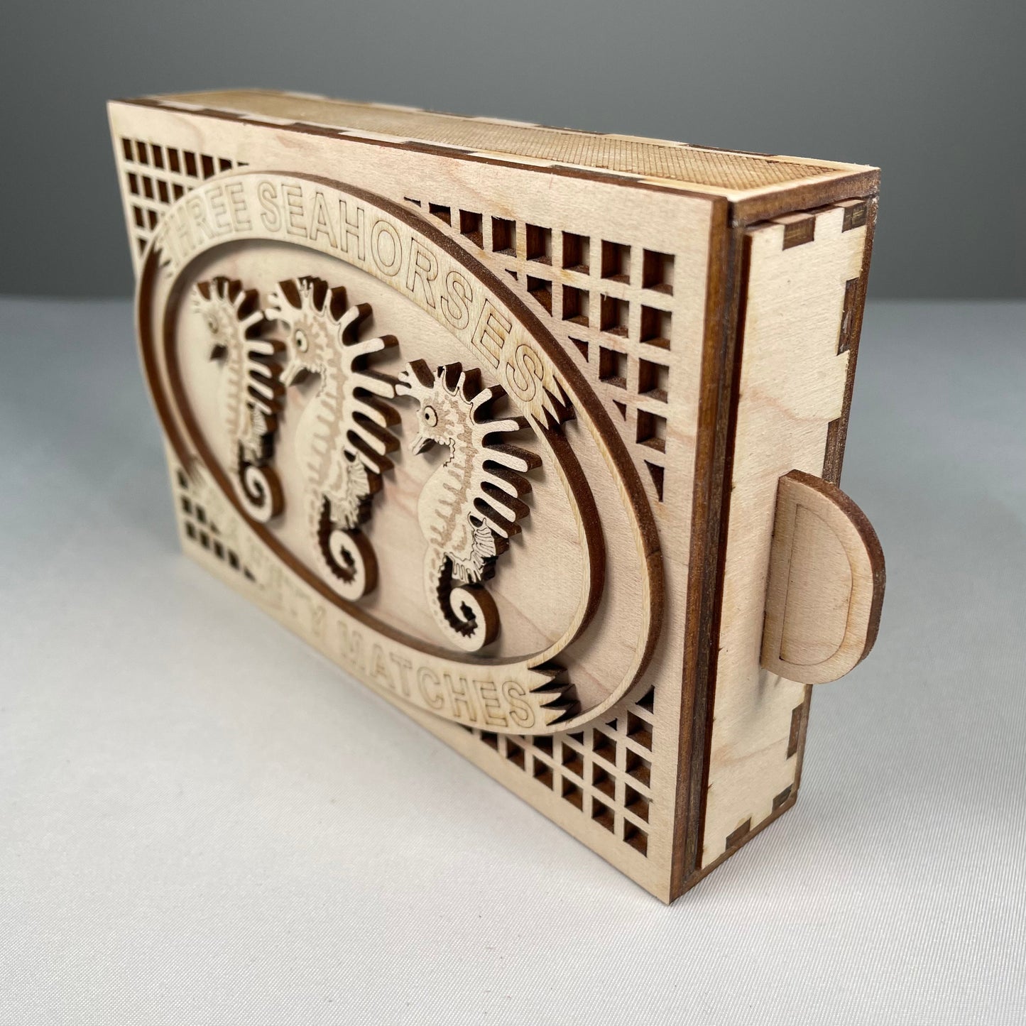 Matchbox (Seahorse) - Flatpack Model Kit by Curious Rabbit ®