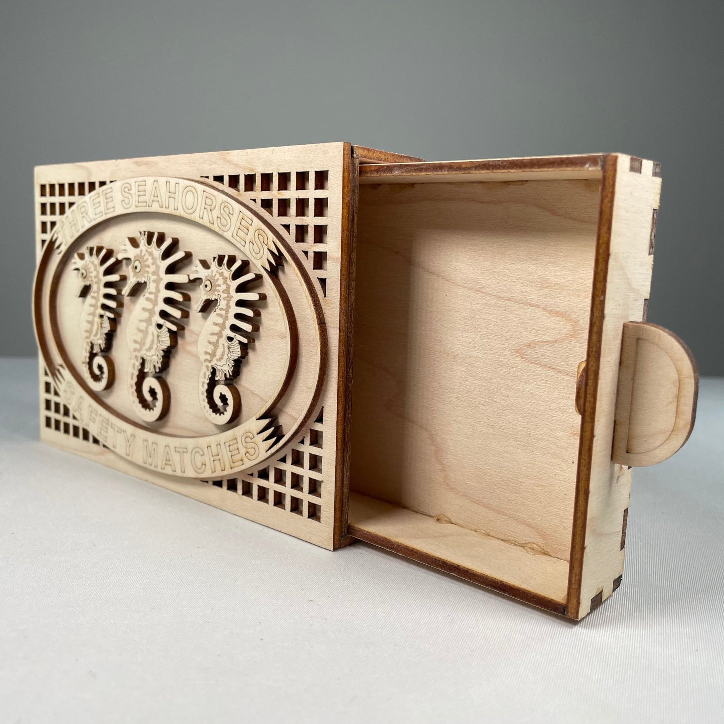 Matchbox (Seahorse) - Flatpack Model Kit by Curious Rabbit ®