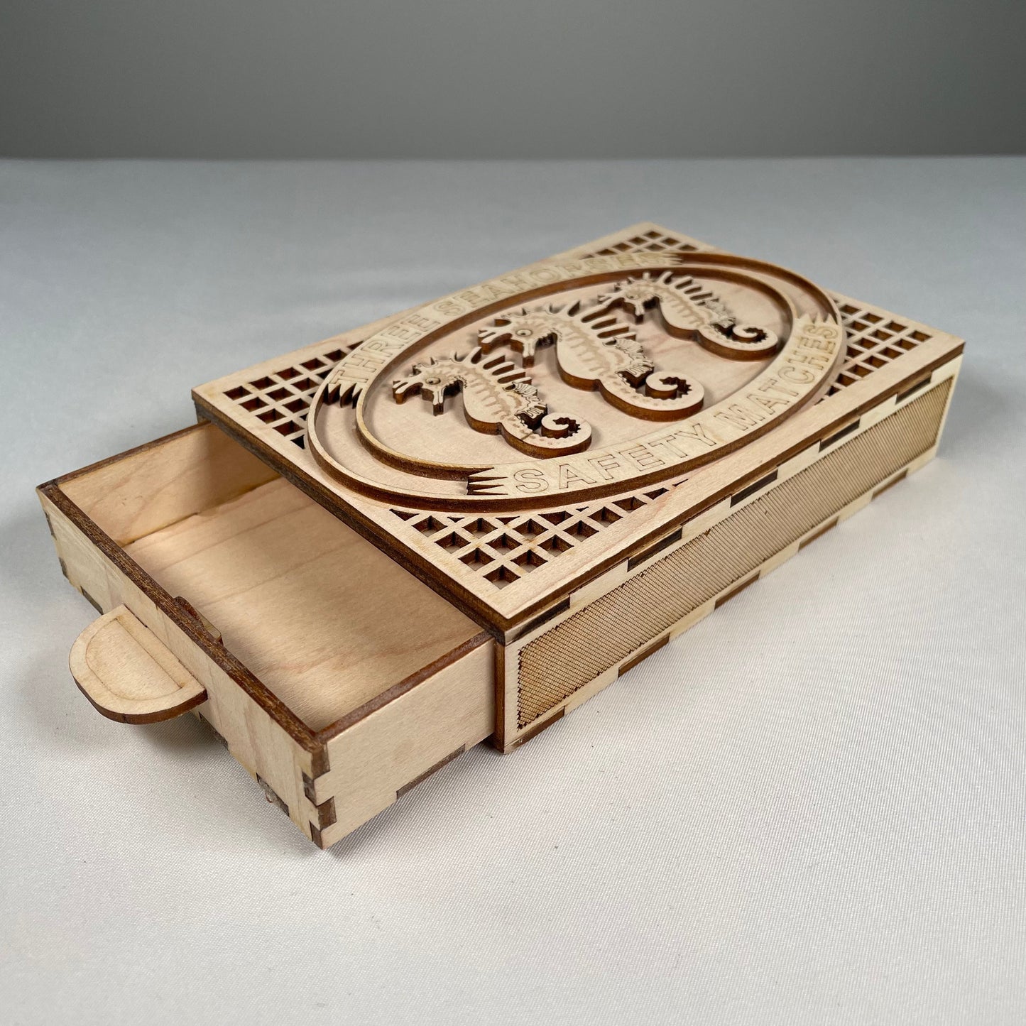 Matchbox (Seahorse) - Flatpack Model Kit by Curious Rabbit ®