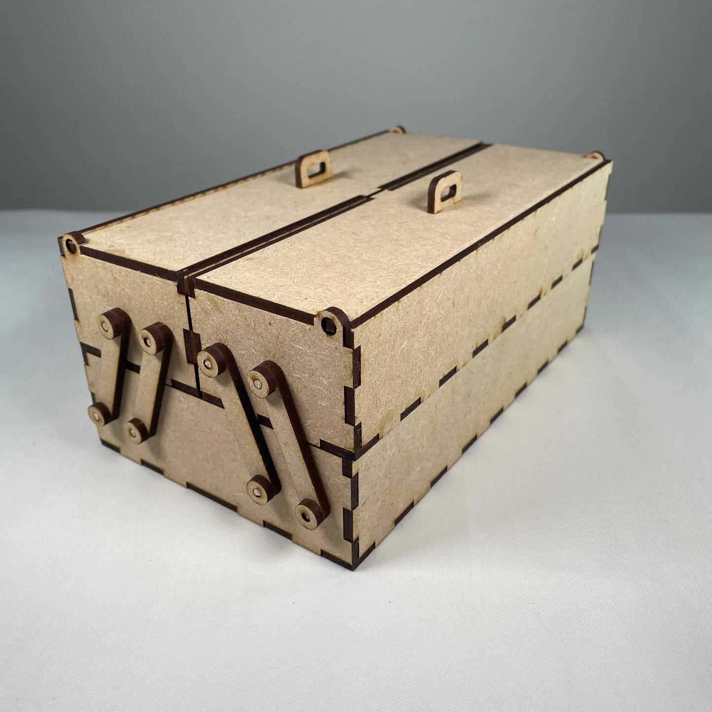 Small Two Tier Toolbox - Flatpack Model Kit by Curious Rabbit ®