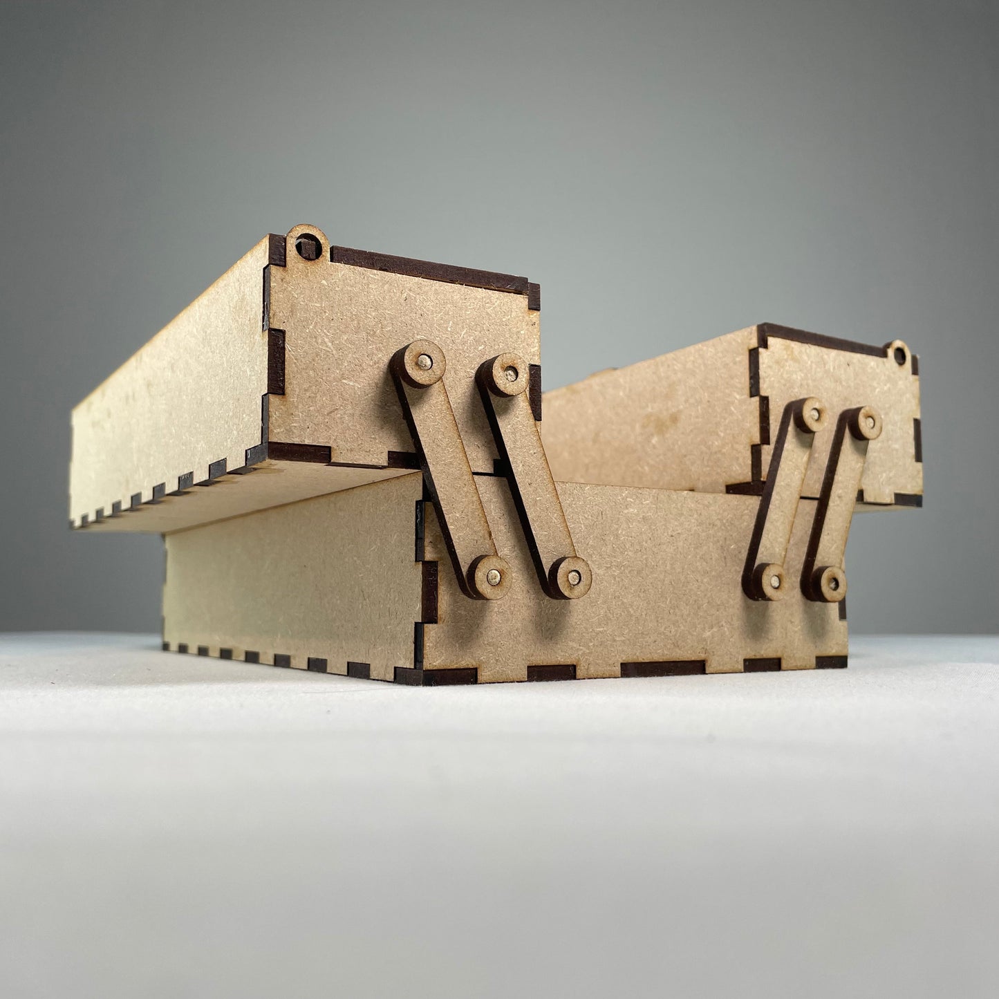 Small Two Tier Toolbox - Flatpack Model Kit by Curious Rabbit ®