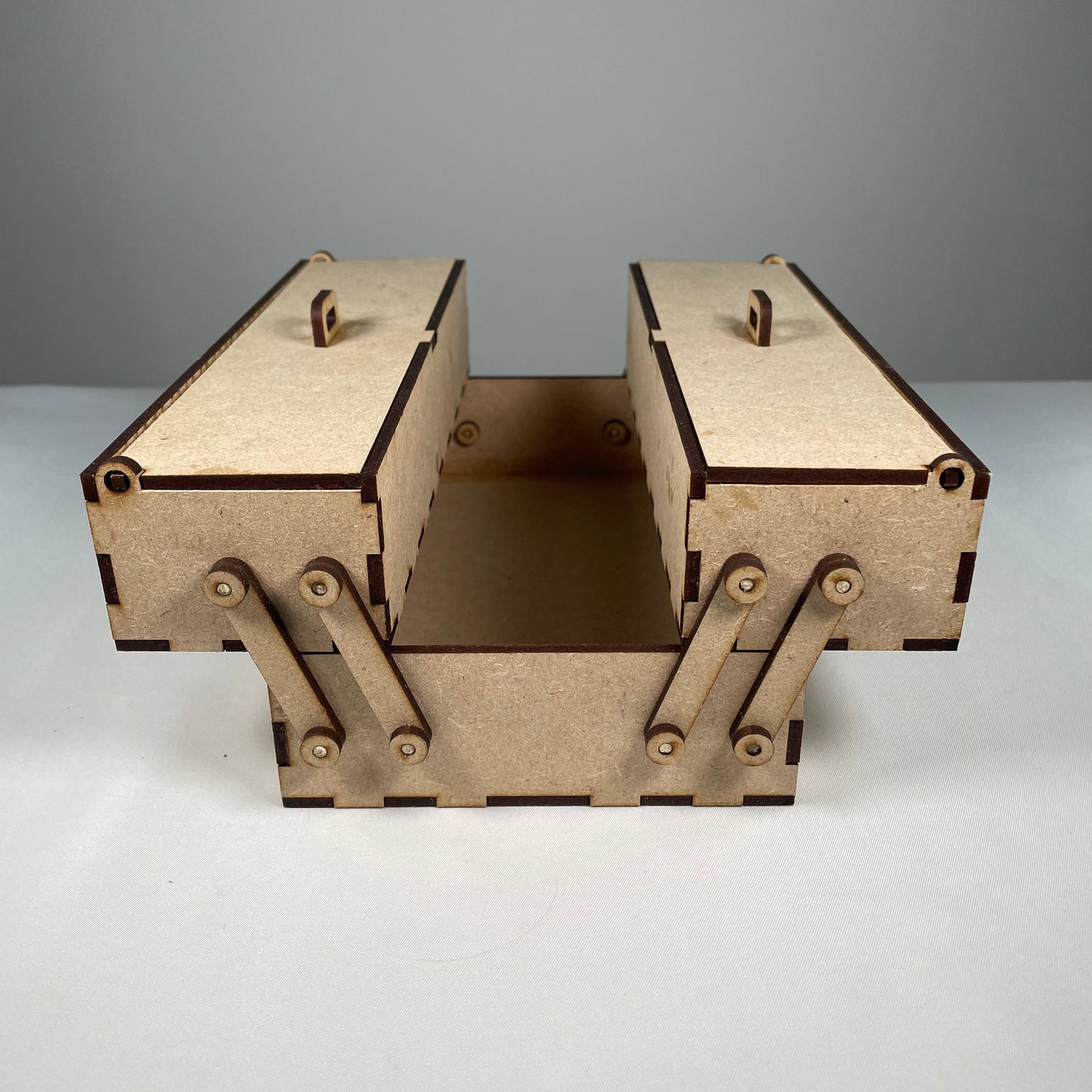 Small Two Tier Toolbox - Flatpack Model Kit by Curious Rabbit ®