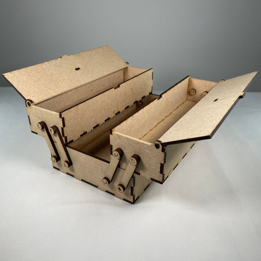 Small Two Tier Toolbox - Pre-Built Model by Curious Rabbit ®