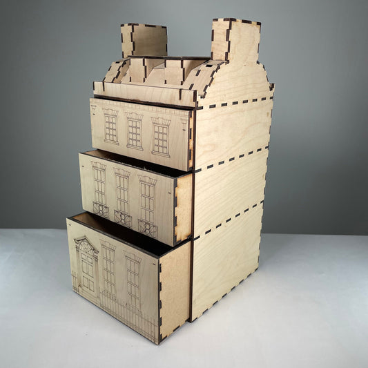 Georgian House - Pre-Built Model by Curious Rabbit ®