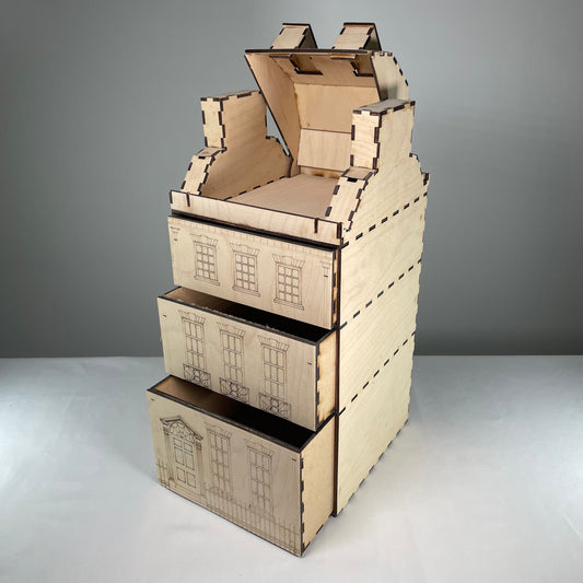 Georgian House - Flatpack Model Kit by Curious Rabbit ®