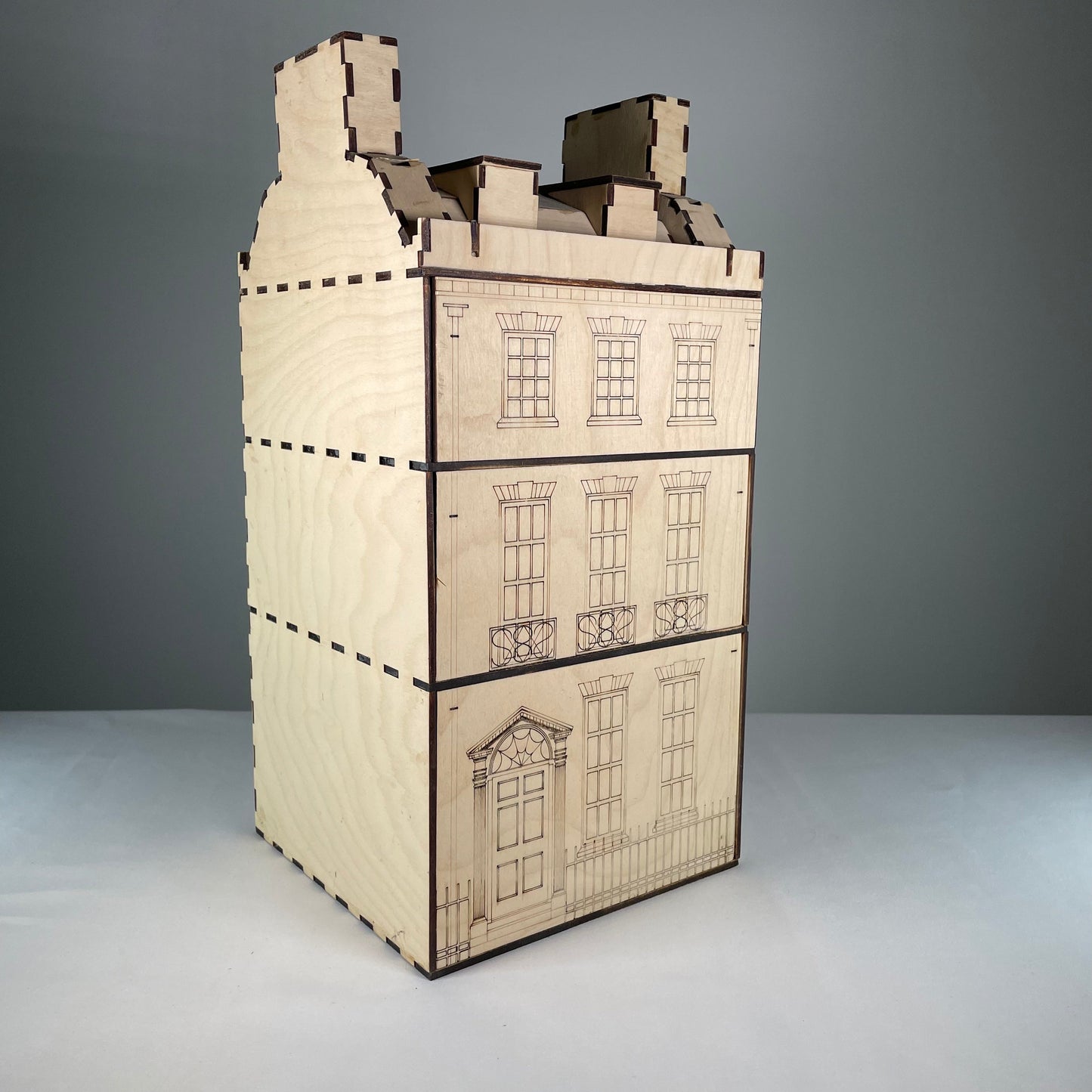 Georgian House - Flatpack Model Kit by Curious Rabbit ®