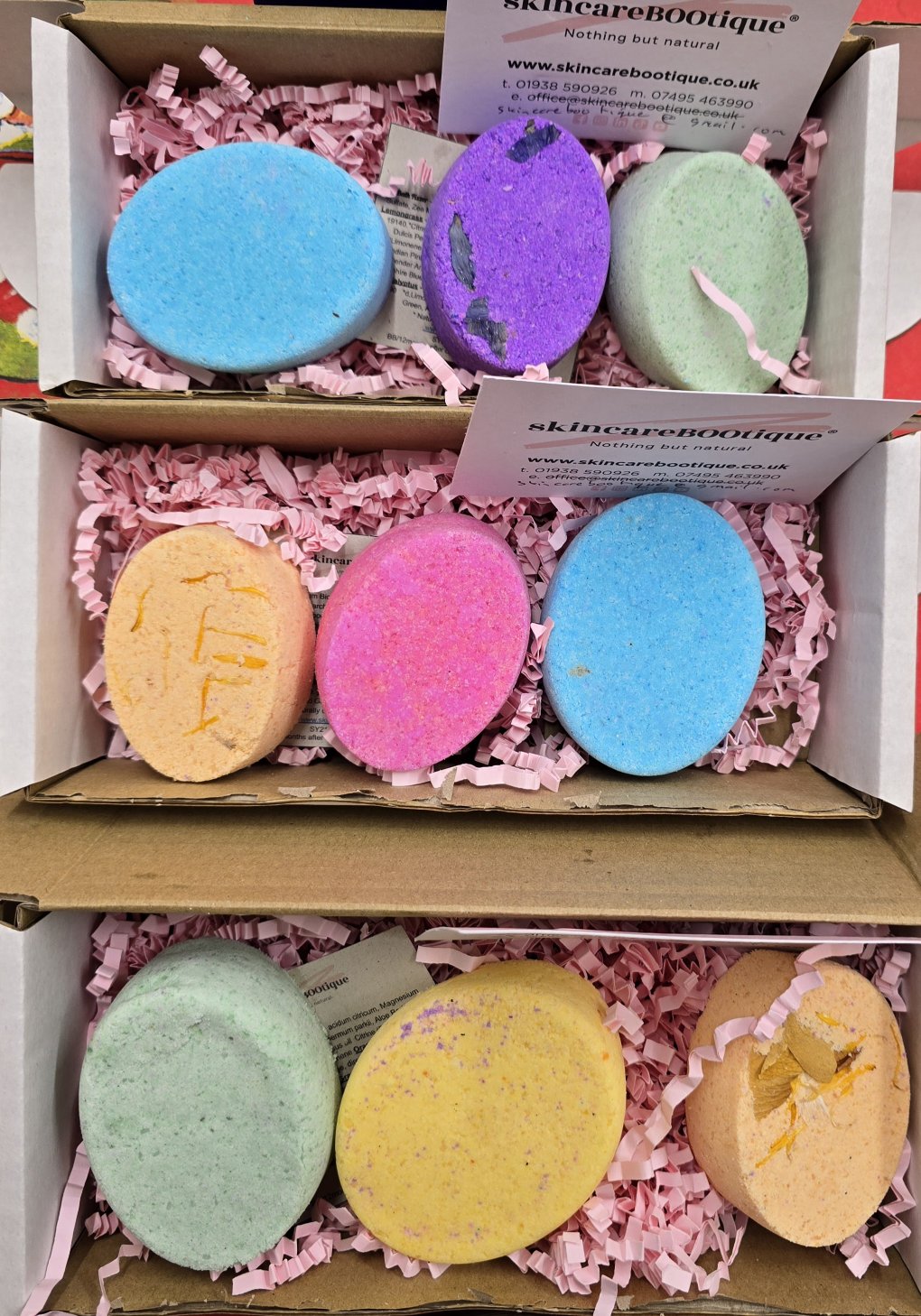 Gift Box of 3 Mixed Bath Bombs
