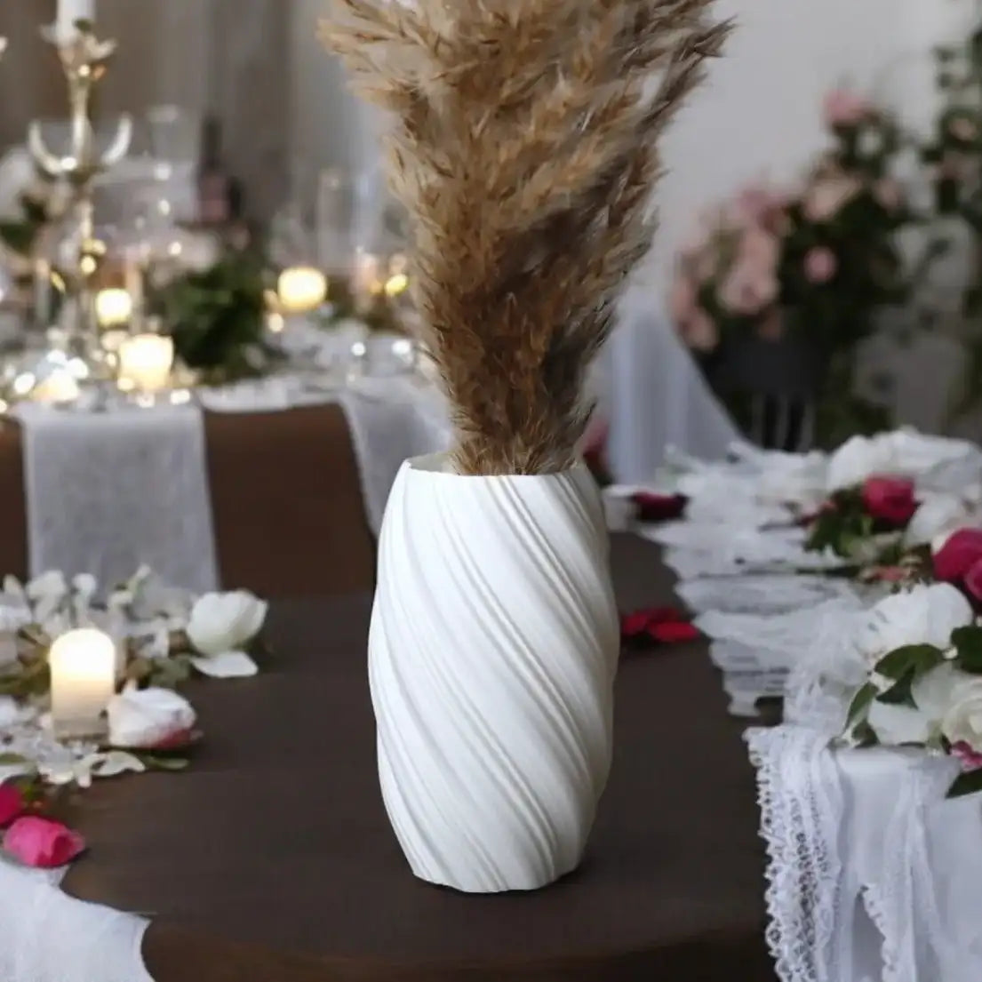 The Marvina Vase – Organic 3D Printed Decor for Dried Flower
