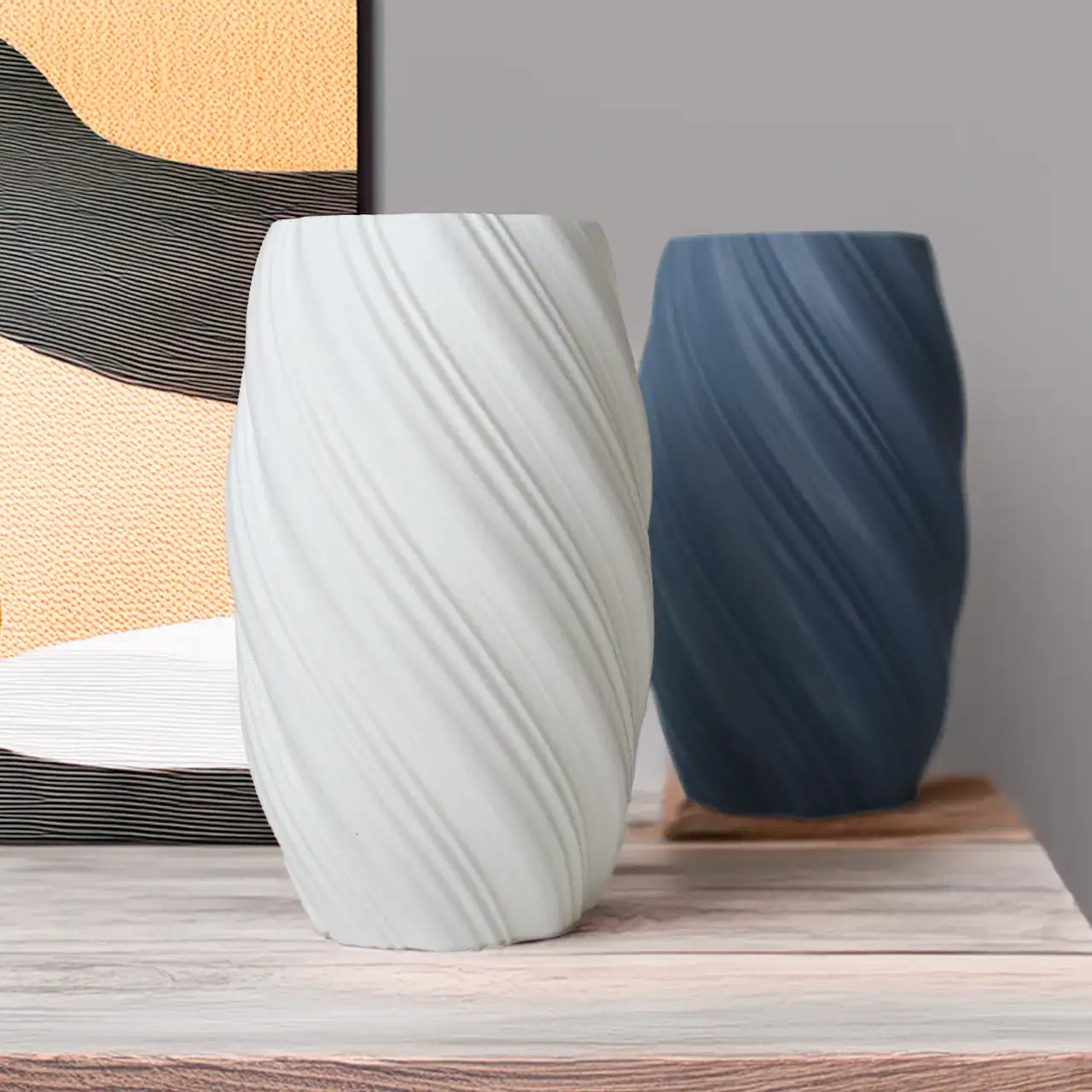 The Marvina Vase – Organic 3D Printed Decor for Dried Flower