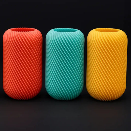Rossella Vase Revenge – Sculptural Spiral 3D Printed Decor