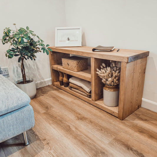 Storage Unit / Bookshelf / Toy Storage / Living Room Storage / Shoe Storage Rustic Storage Unit Solid Wood Cottage Style /Book Shelf